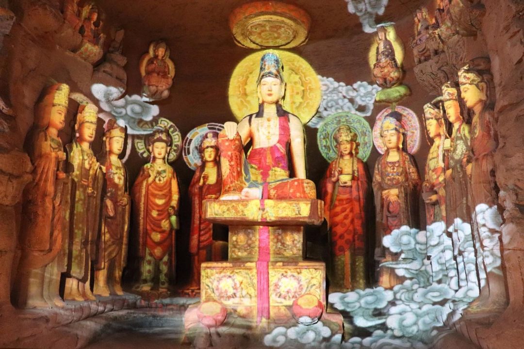 重庆大足石刻观堂
