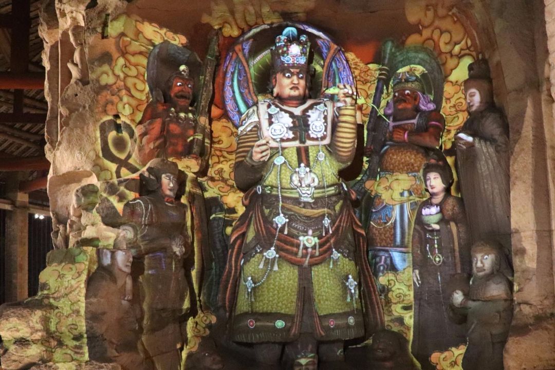 重庆大足石刻观堂