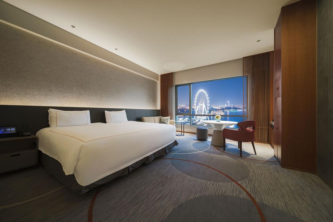 金鸡湖苏州之眼摩天轮景高楼层尊享大床房
