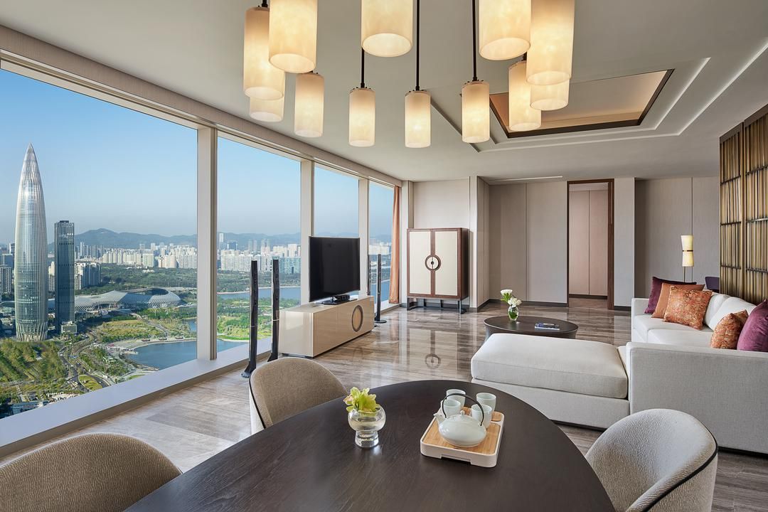 莱佛士全景套房-深圳湾壮阔海景及天际都市景致
